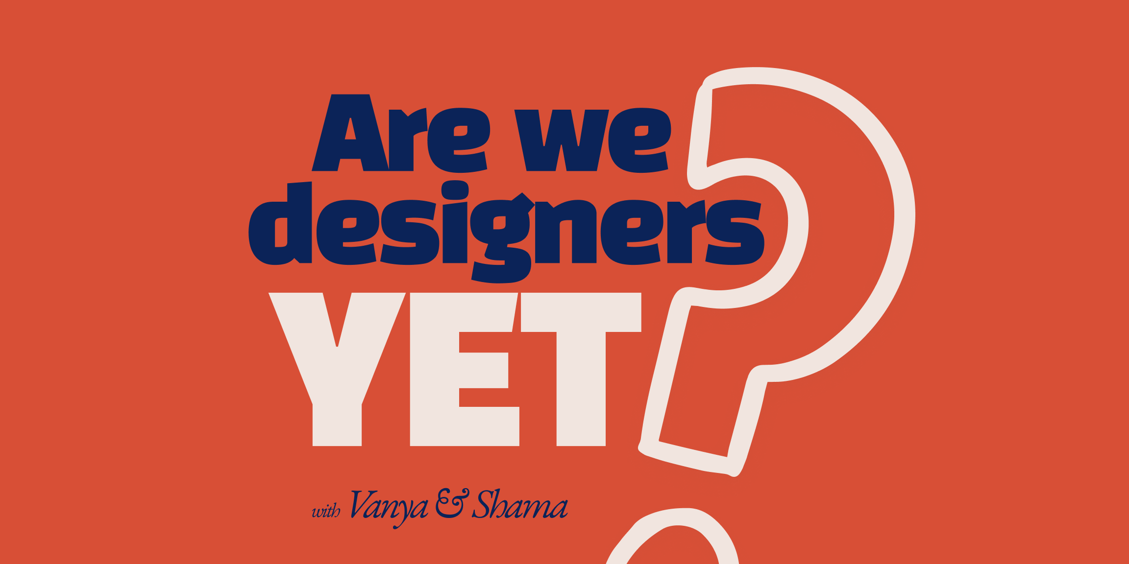 The banner logo for "Are We Designers Yet?"