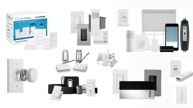A line of Lutron products designed by Noel Mayo.