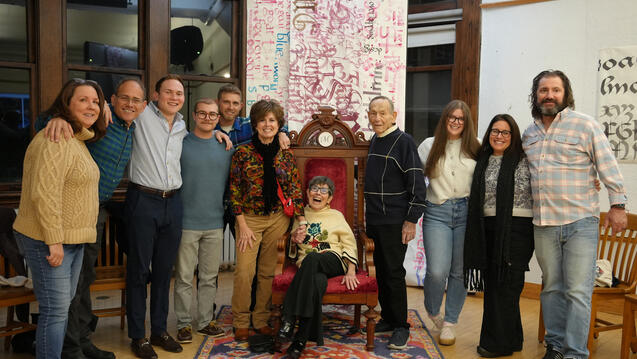 Myrna Rosen and her Family