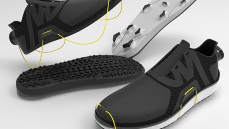 A shoe prototype with interchangeable soles