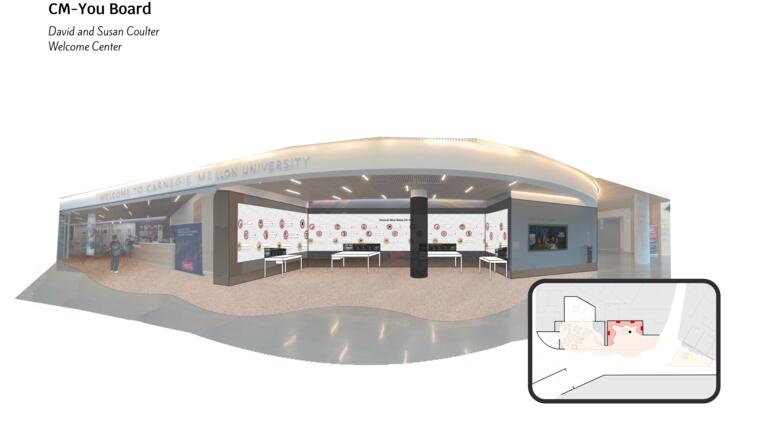 Concept art for the Coulter Welcome Center