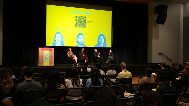 A panel at the Nexus Design Symposium