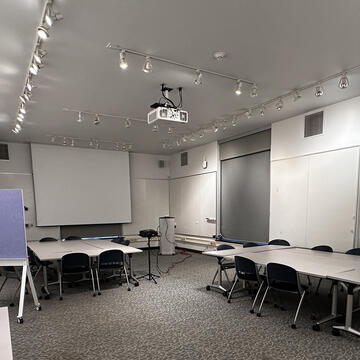 view of collaborative meeting room in the School of Design