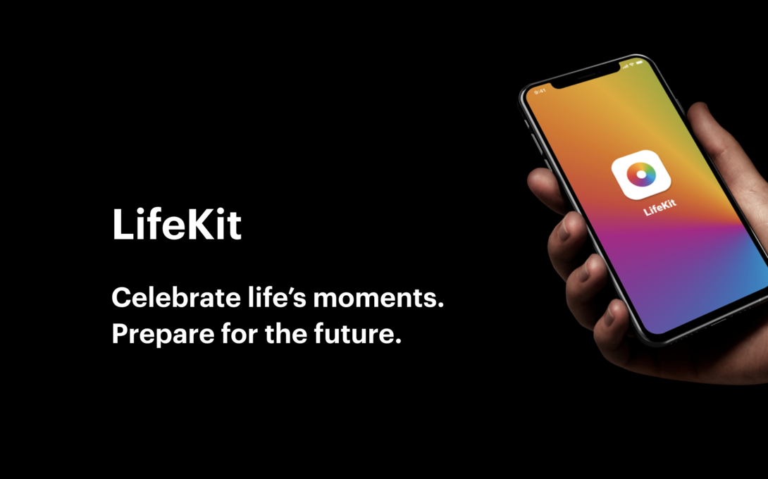 A promo image for the LifeKit app