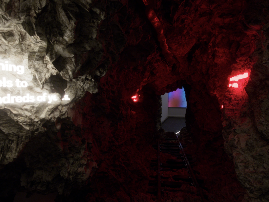 The interior of a virtual coal mine